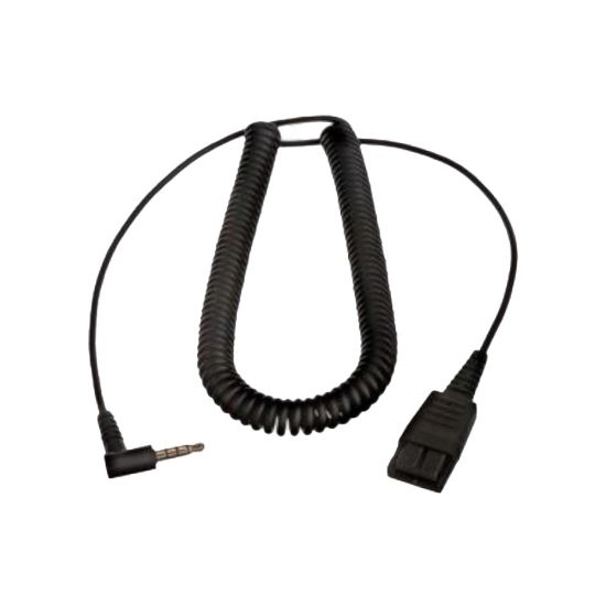 Εικόνα της JABRA PC CORD, QD TO 1x3,5mm COILED, 2m