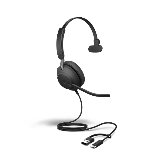 Εικόνα της JABRA EVOLVE2 40 SE, USB C/A, MS Mono